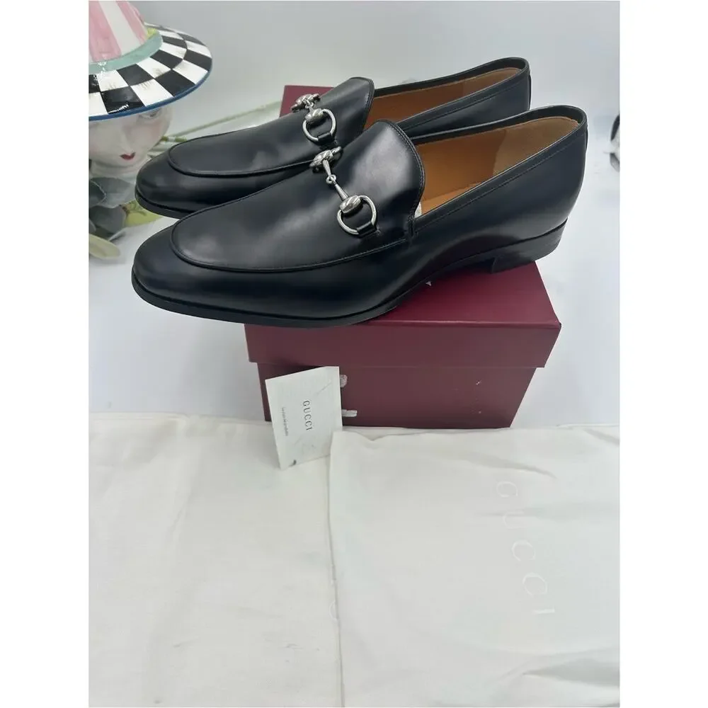 Men's Gucci horse bit leather loafer size 10.5 made in Italy